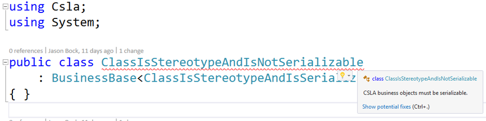 Analyzing CSLA Analyzing CSLA