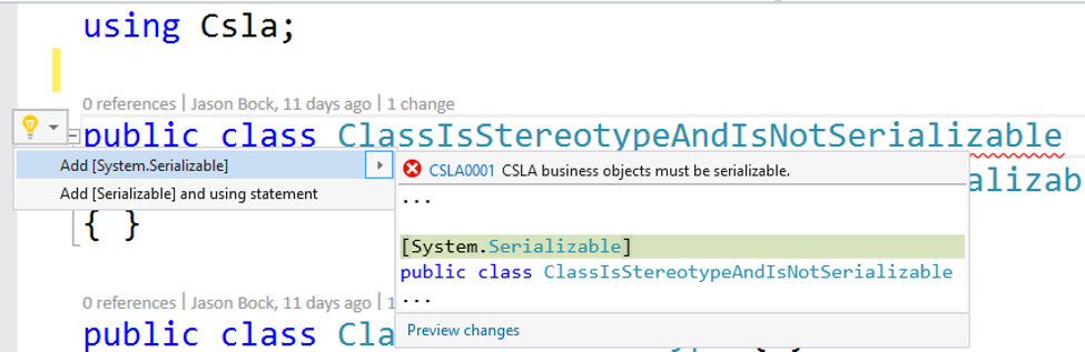 Analyzing CSLA Analyzing CSLA