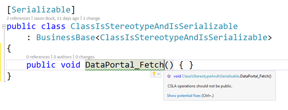 Analyzing CSLA Analyzing CSLA