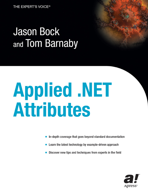 Applied .NET Attributes Applied .NET Attributes
