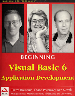 Beginning Visual Basic 6 Application Development