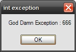 Damn Exception
