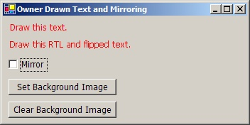 Owner-Drawn Text