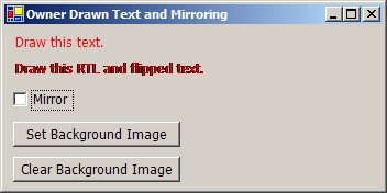 Owner-Drawn Text