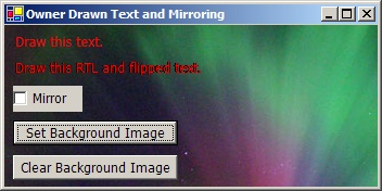 Owner-Drawn Text