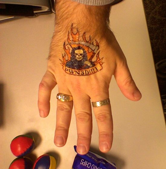 Pwned Tattoo