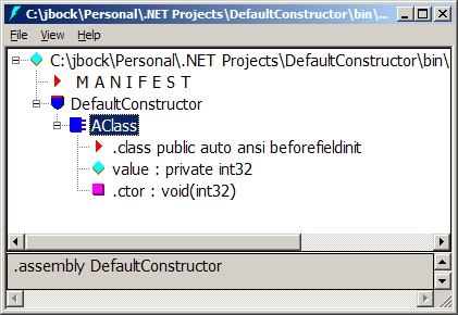 Code in ILDasm