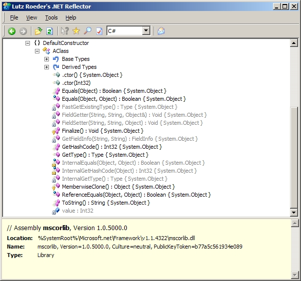 Code in Reflector
