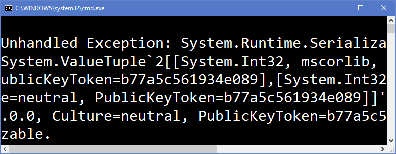 Tuples And Serialization Tuples And Serialization